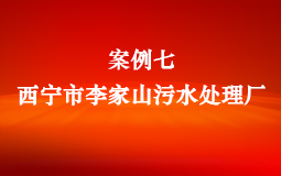 西寧市李家山污水處理廠(chǎng)